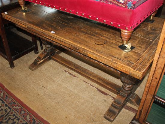 Oak draw leaf refectory table